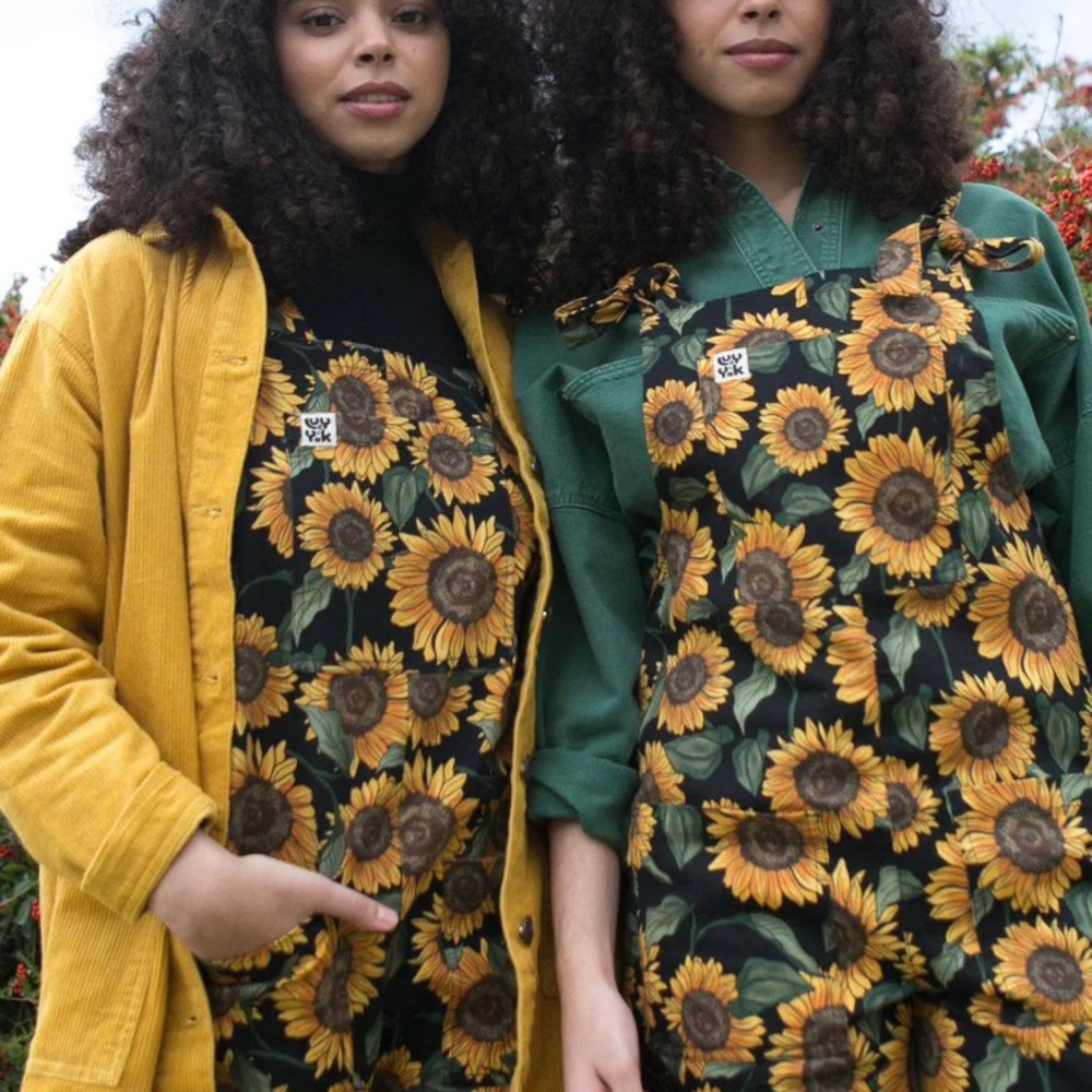 ISO Lucy and Yak sunflower dungarees